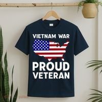 Vietnam War Proud Veteran T-Shirt thumb 2