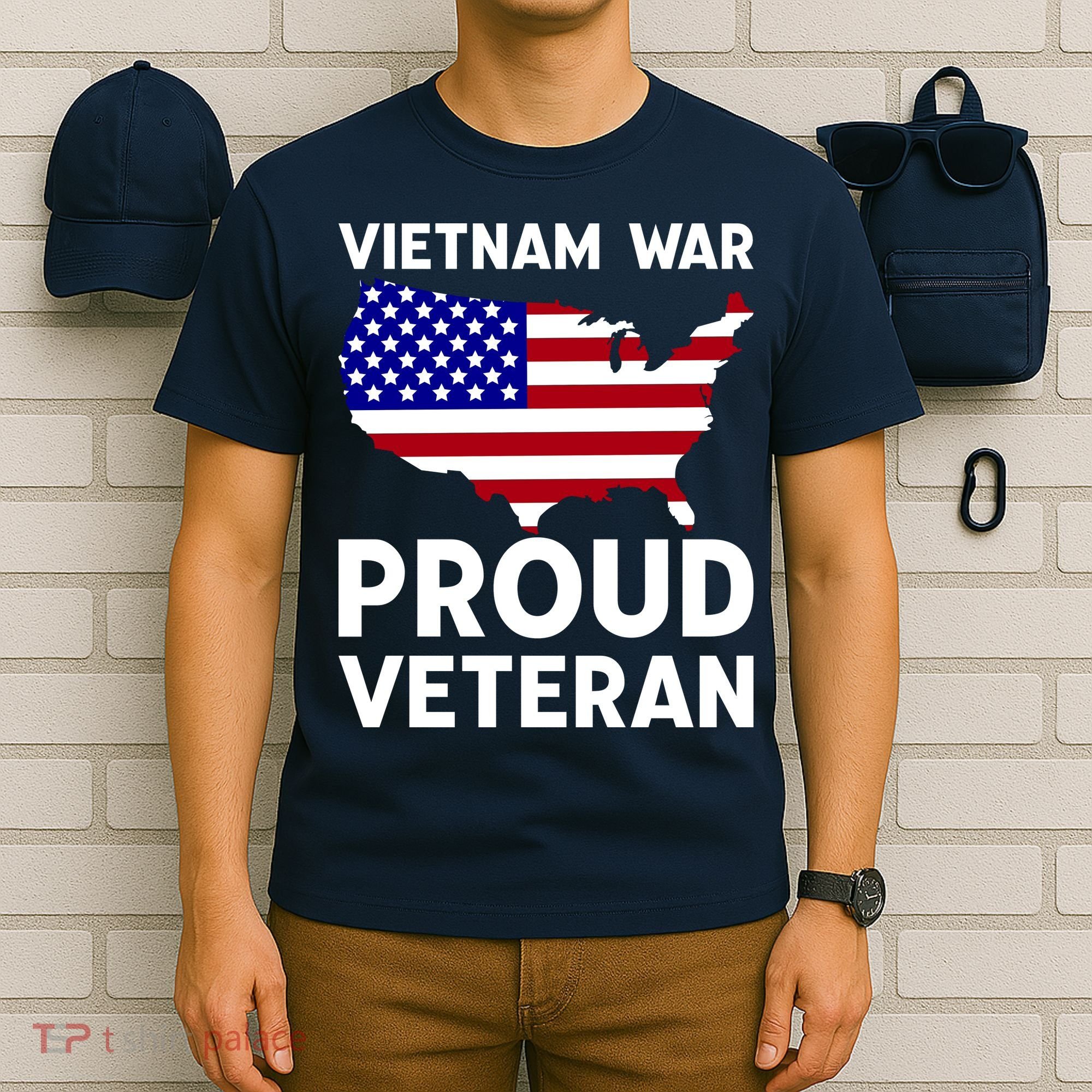 Vietnam War Proud Veteran T-Shirt