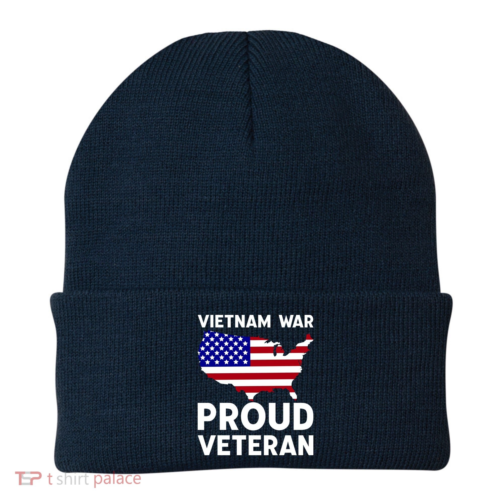 Vietnam War Proud Veteran Beanie