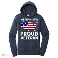 Vietnam War Proud Veteran Women's Hoodie thumb 0