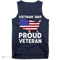 Vietnam War Proud Veteran Tank Top thumb 0