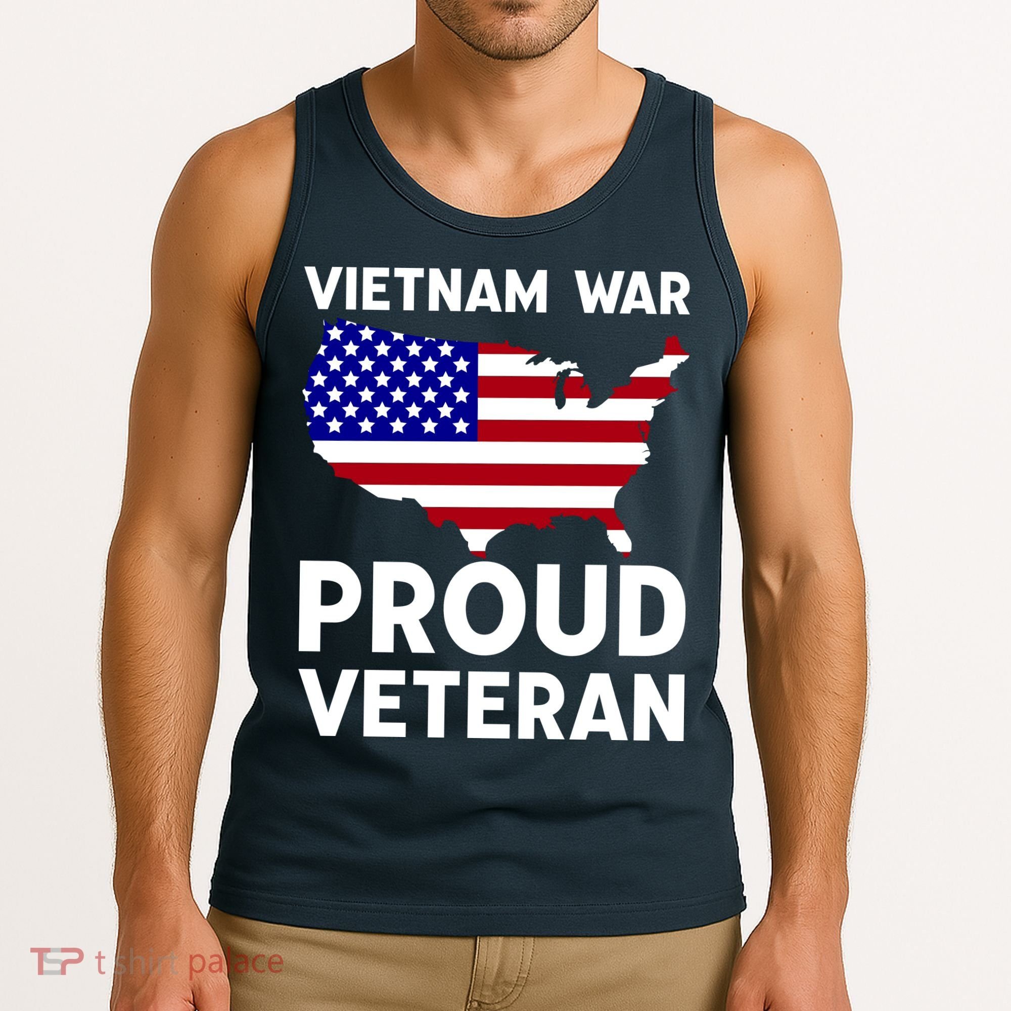 Vietnam War Proud Veteran Tank Top
