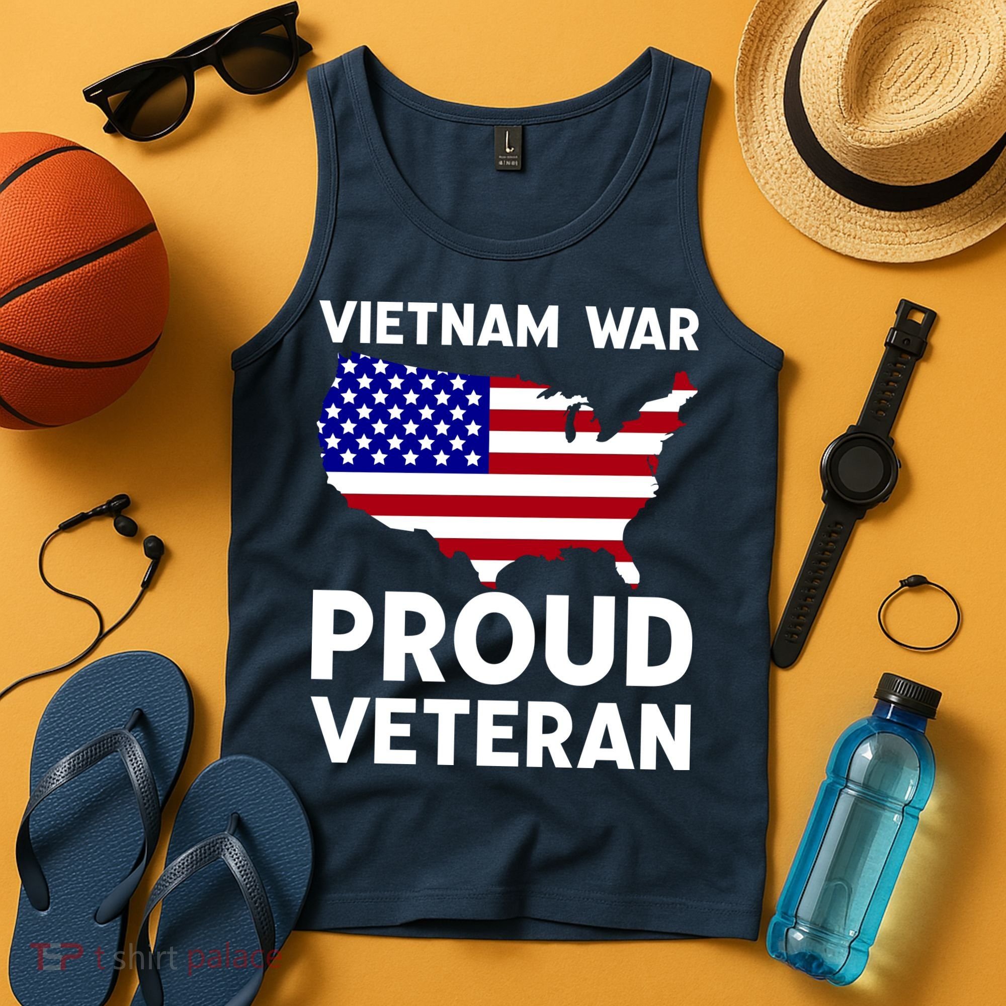 Vietnam War Proud Veteran Tank Top
