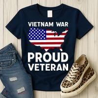 Vietnam War Proud Veteran Women's T-Shirt thumb 3