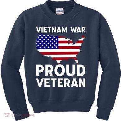 Vietnam War Proud Veteran Kids Sweatshirt