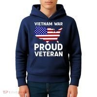 Vietnam War Proud Veteran Kids Hoodie thumb 4