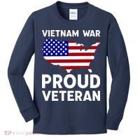 Vietnam War Proud Veteran Kids Long Sleeve Shirt thumb 0