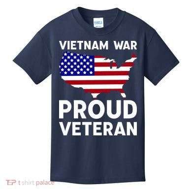 Vietnam War Proud Veteran Kids T-Shirt