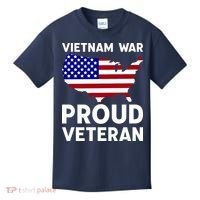 Vietnam War Proud Veteran Kids T-Shirt thumb 0