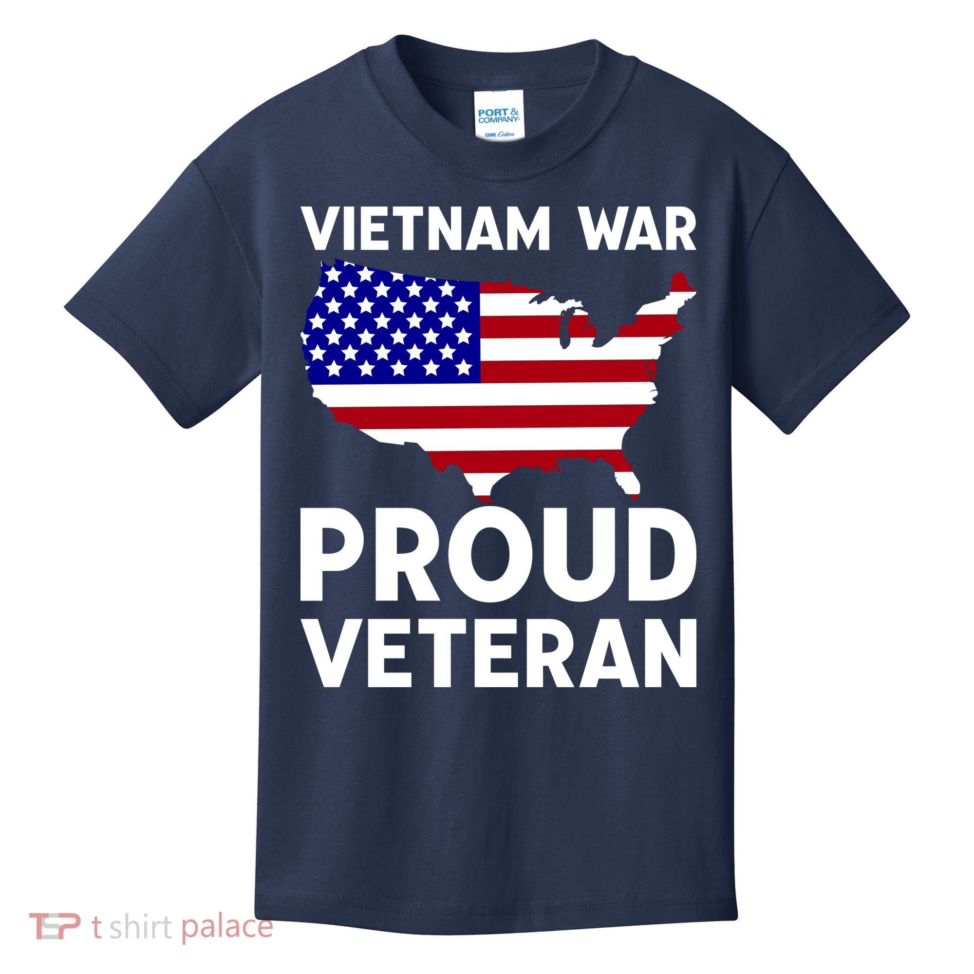 Vietnam War Proud Veteran Kids T-Shirt