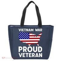Vietnam War Proud Veteran Tote Bag thumb 0
