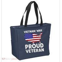 Vietnam War Proud Veteran Tote Bag thumb 2