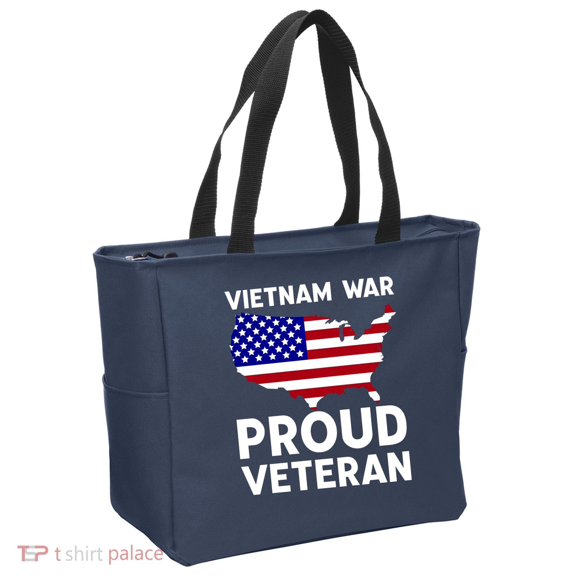 Vietnam War Proud Veteran Tote Bag