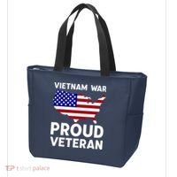 Vietnam War Proud Veteran Tote Bag thumb 3