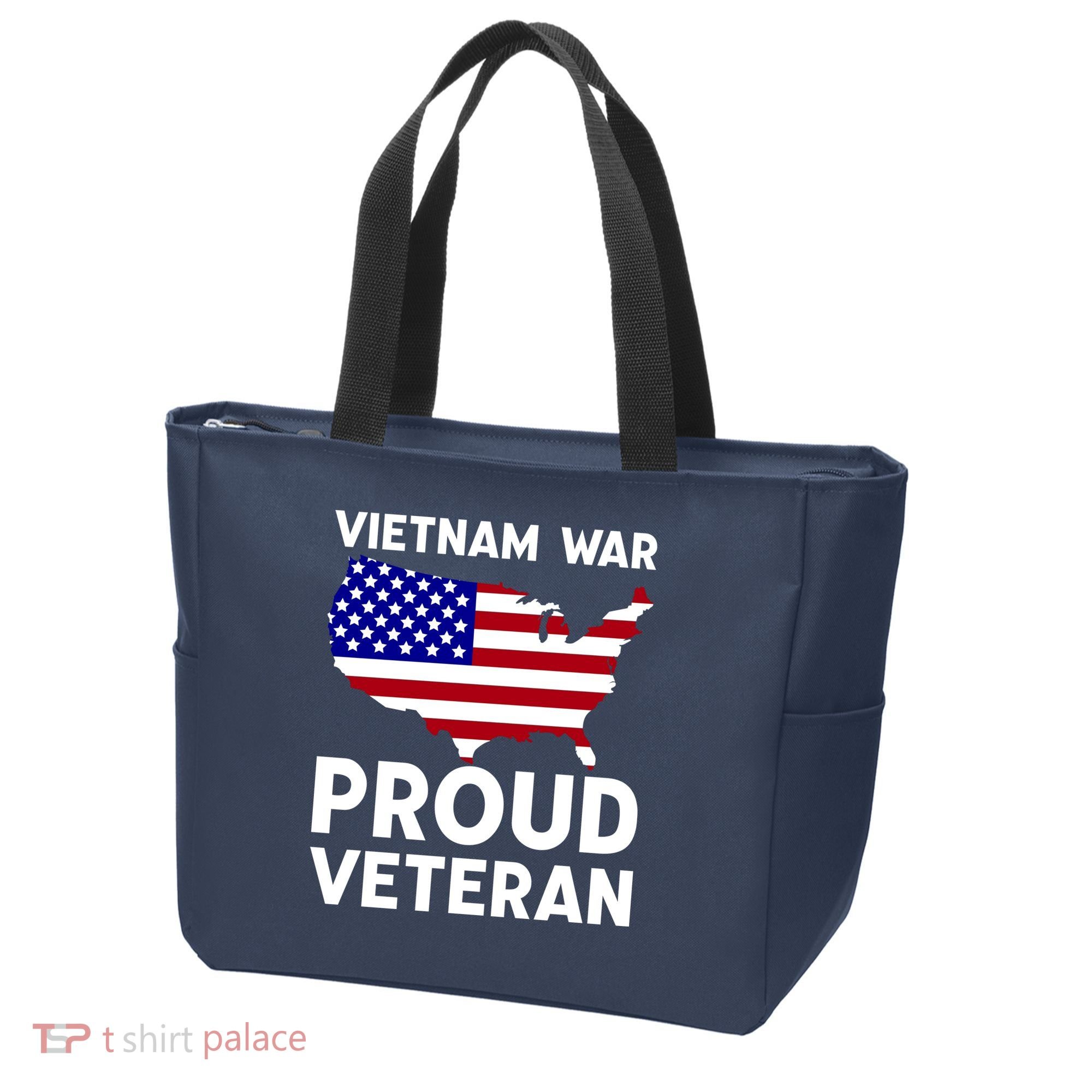 Vietnam War Proud Veteran Tote Bag