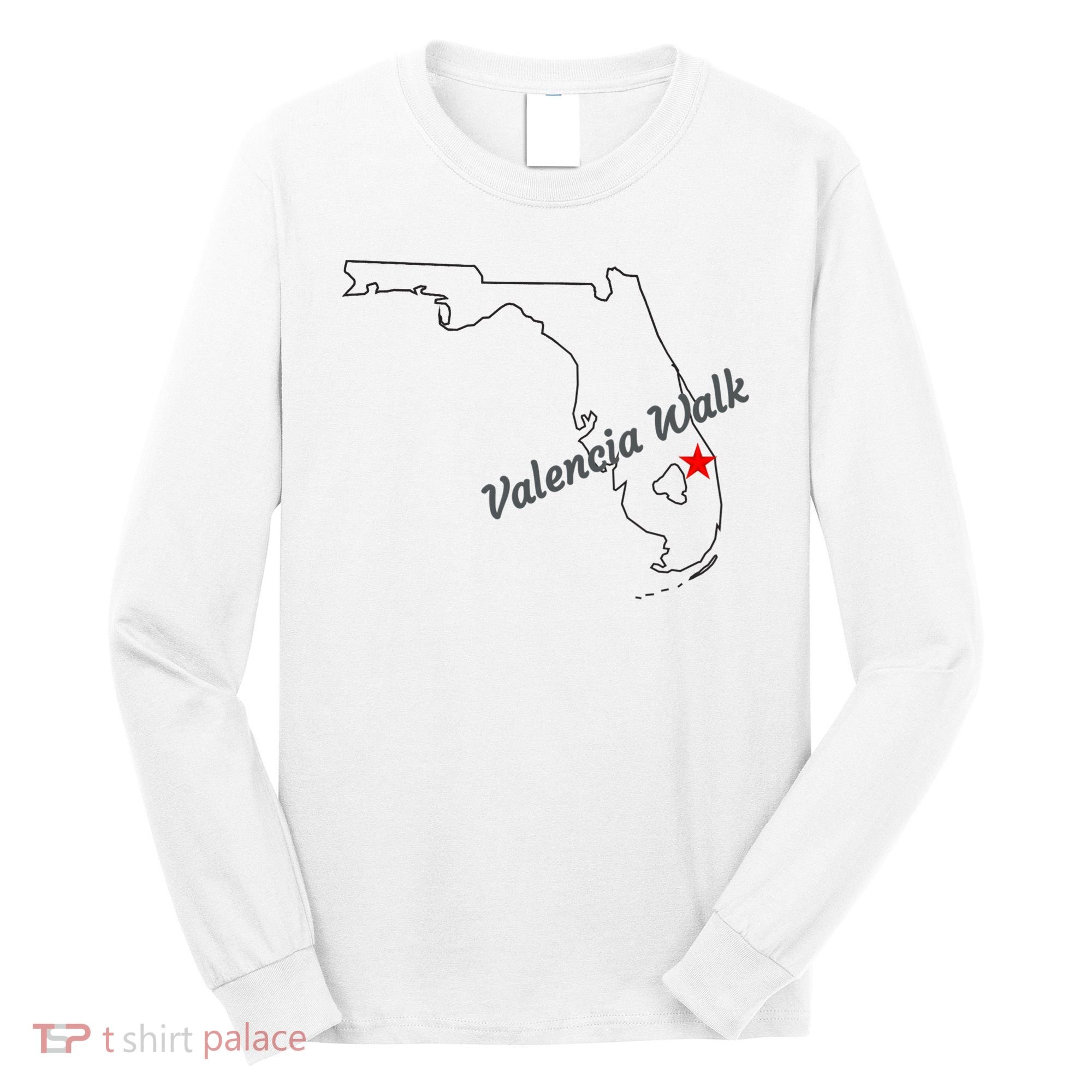 Valencia Walk Port St Lucie Florida Long Sleeve Shirt
