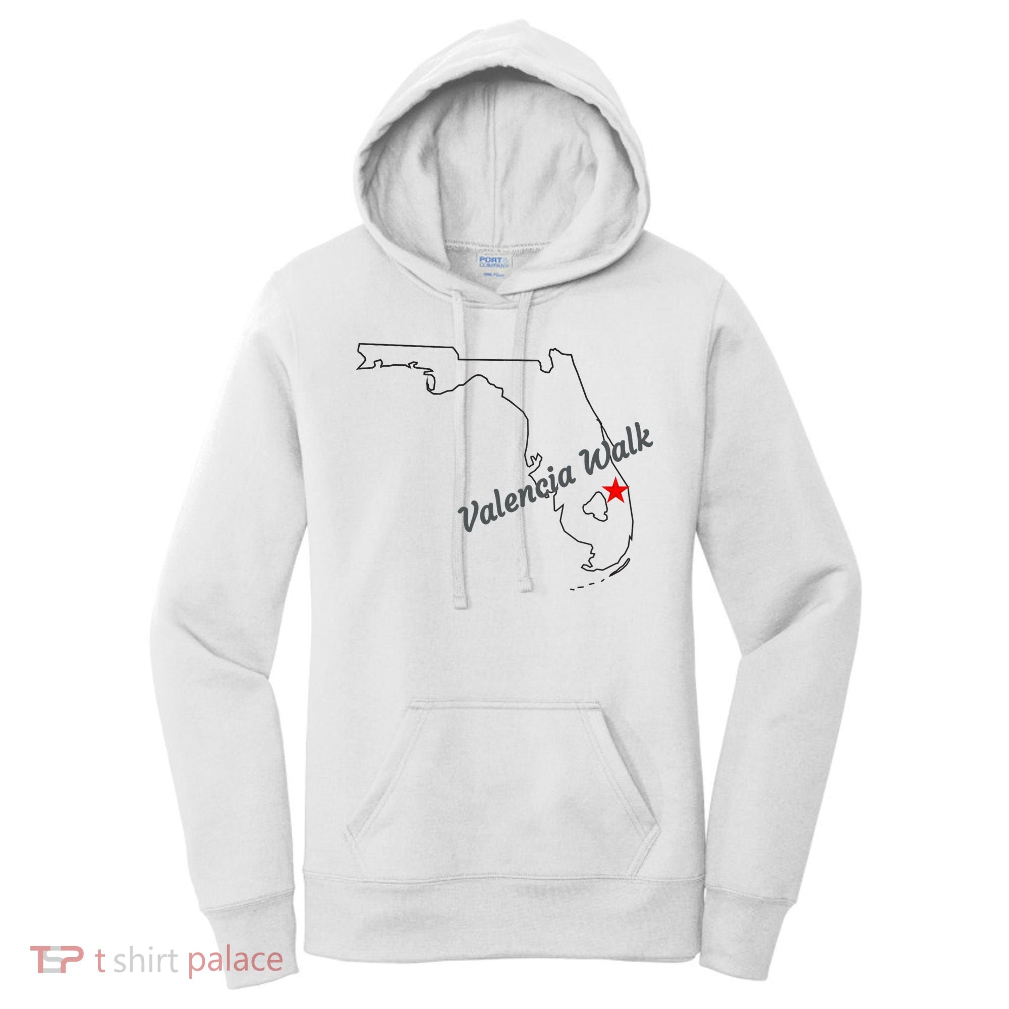 Valencia Walk Port St Lucie Florida Women's Hoodie
