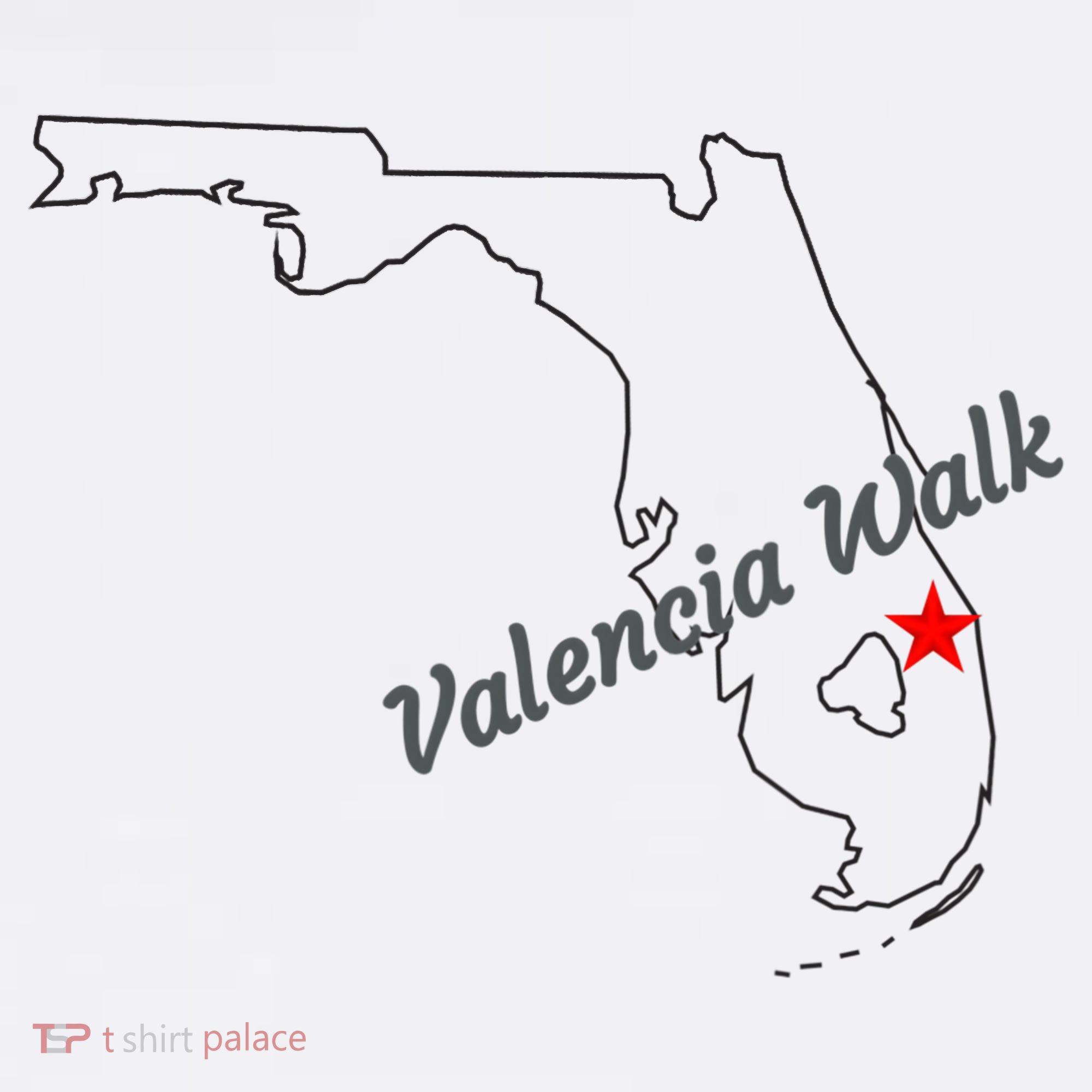 Valencia Walk Port St Lucie Florida Women's Hoodie