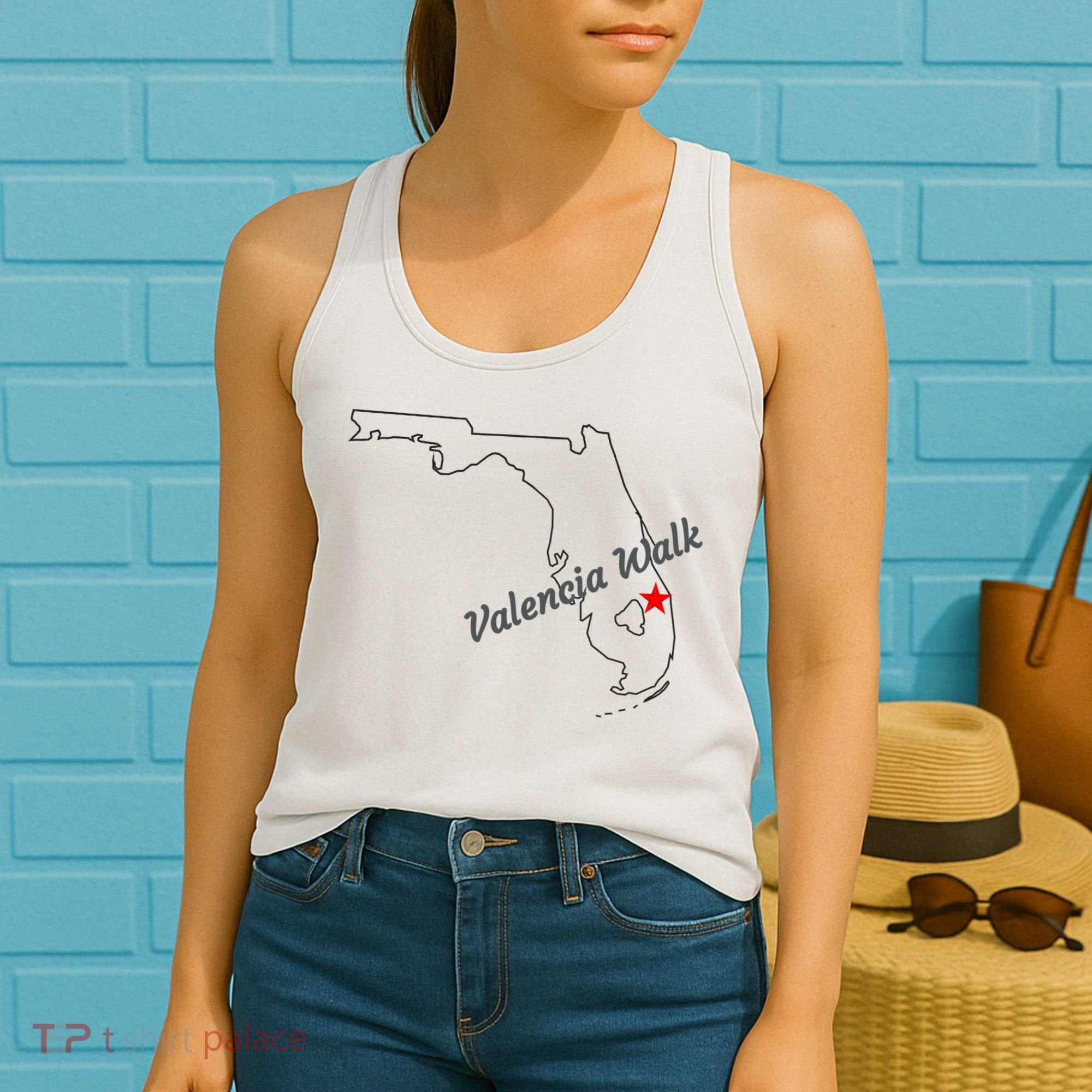 Valencia Walk Port St Lucie Florida Women's Tank Top