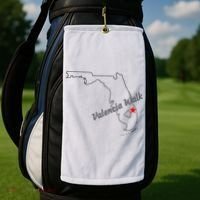 Valencia Walk Port St Lucie Florida Golf Towel thumb 2