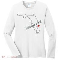 Valencia Walk Port St Lucie Florida Women's Long Sleeve Shirt thumb 0