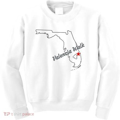 Valencia Walk Port St Lucie Florida Kids Sweatshirt