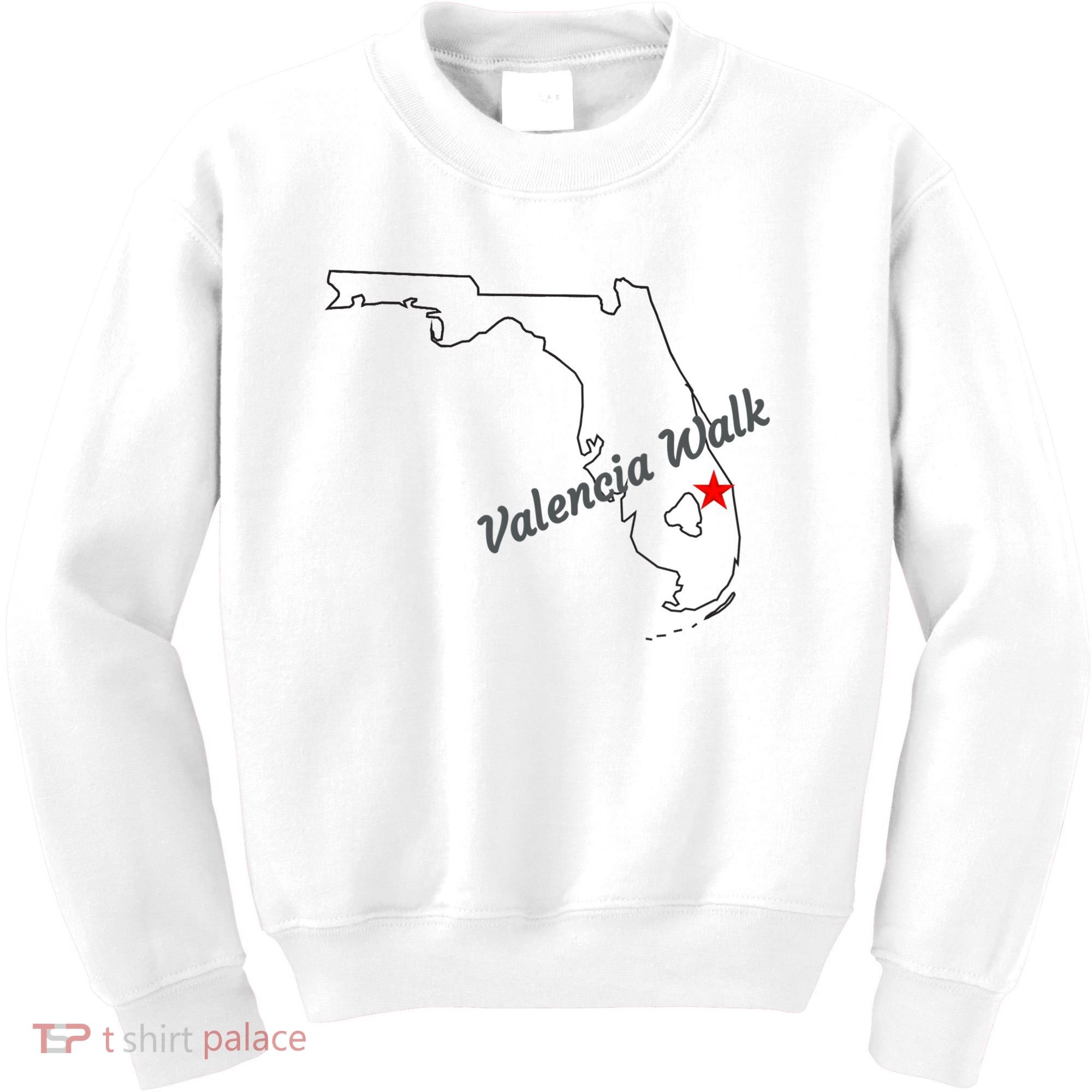 Valencia Walk Port St Lucie Florida Kids Sweatshirt