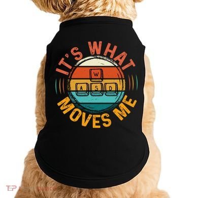 Vintage Wasd Pc Gamer And Cute Gift Doggie Tank