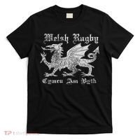 Vintage Welsh Rugby Or Gift Wales Rugby Football Top T-Shirt thumb 0