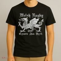 Vintage Welsh Rugby Or Gift Wales Rugby Football Top T-Shirt thumb 3