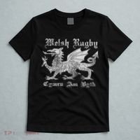 Vintage Welsh Rugby Or Gift Wales Rugby Football Top T-Shirt thumb 5