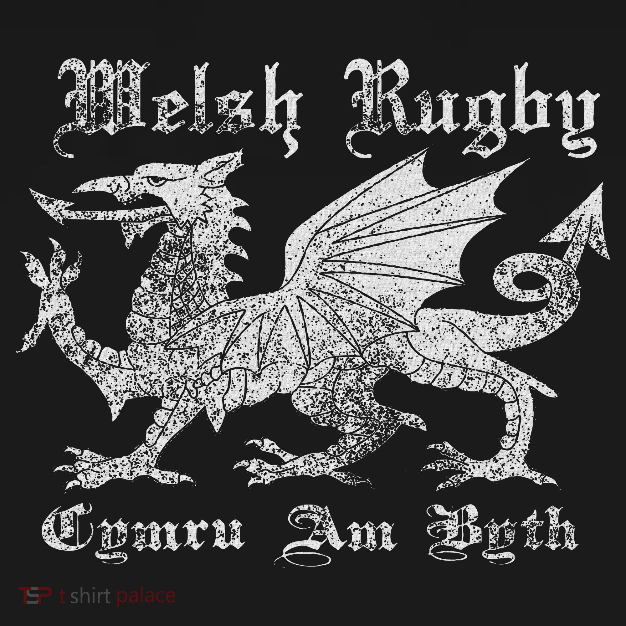 Vintage Welsh Rugby Or Gift Wales Rugby Football Top T-Shirt