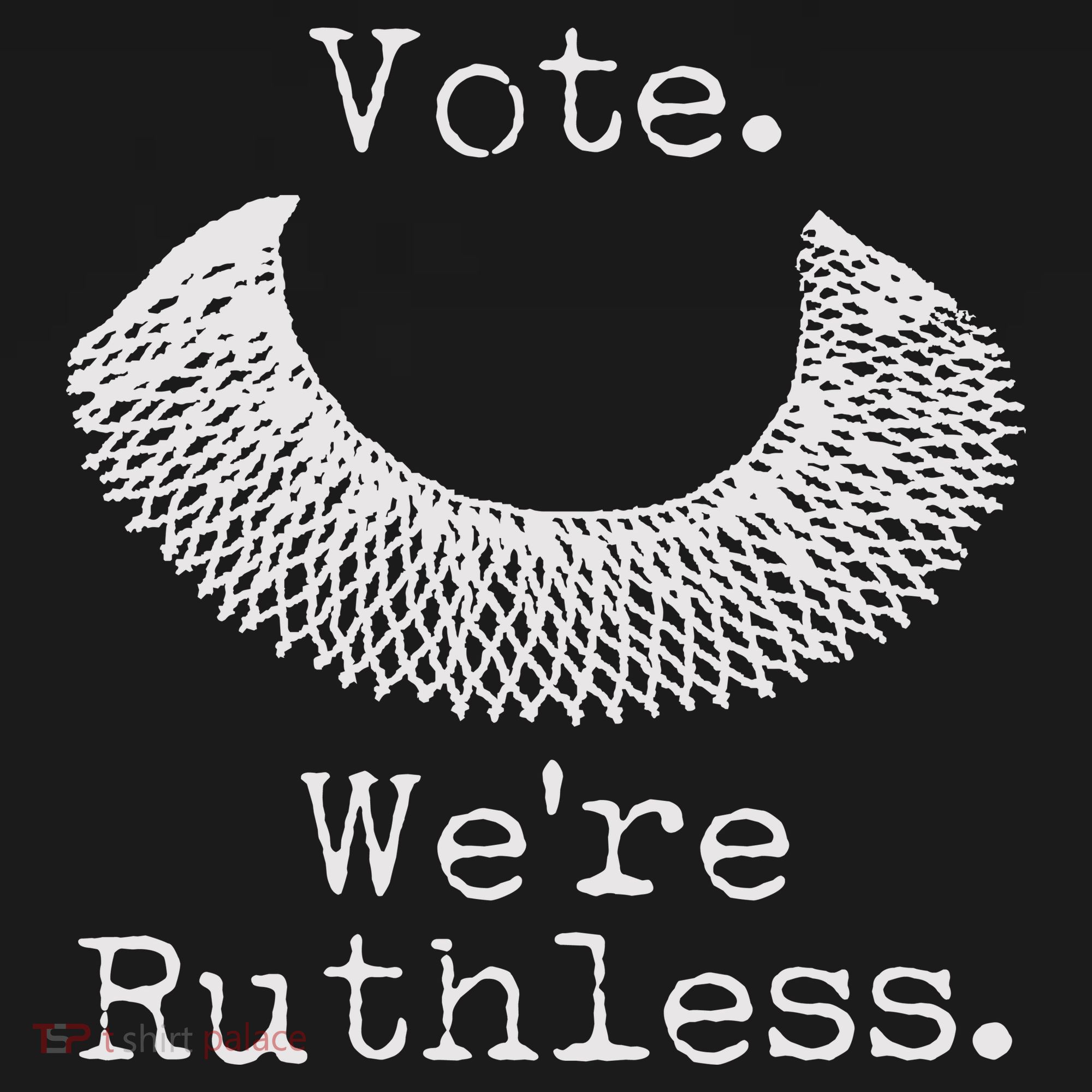 Vote We're Ruthless RBG Ruth Bader Ginsburg USA-Made Doggie Bandana