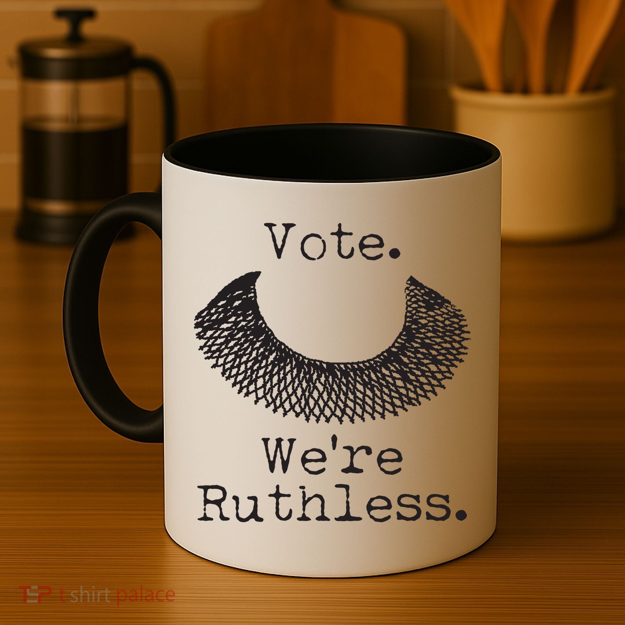 Vote We're Ruthless RBG Ruth Bader Ginsburg Coffee Mug