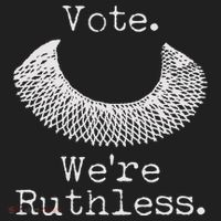 Vote We're Ruthless RBG Ruth Bader Ginsburg Beanie thumb 2