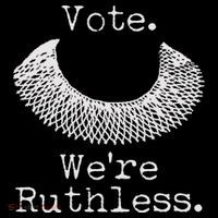Vote We're Ruthless RBG Ruth Bader Ginsburg Women's Hoodie thumb 2