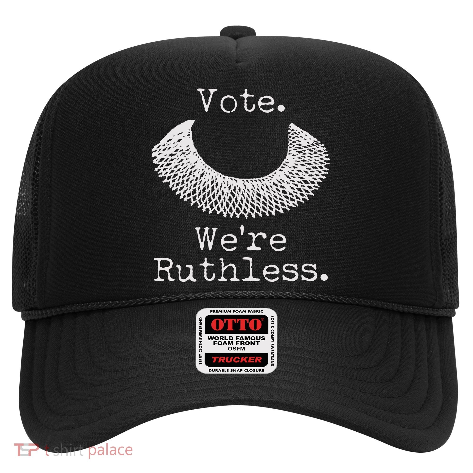 Vote We're Ruthless RBG Ruth Bader Ginsburg Hat