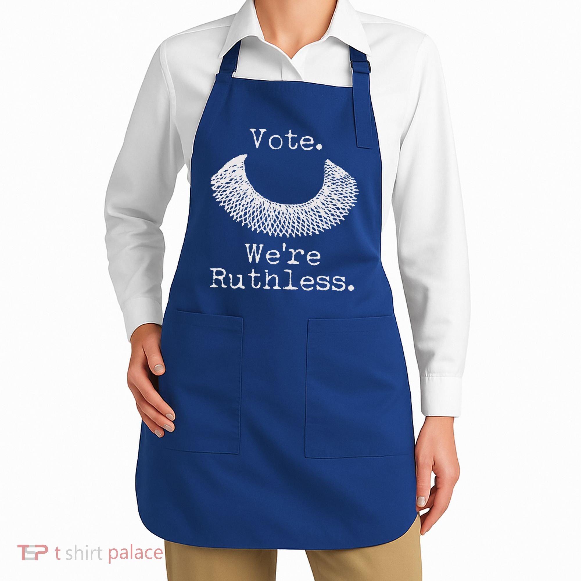 Vote We're Ruthless RBG Ruth Bader Ginsburg Apron