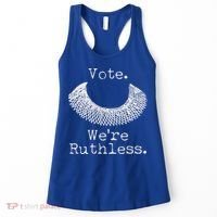 Vote We're Ruthless RBG Ruth Bader Ginsburg Women's Tank Top thumb 0