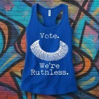 Vote We're Ruthless RBG Ruth Bader Ginsburg Women's Tank Top thumb 3