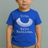 Vote We're Ruthless RBG Ruth Bader Ginsburg Toddler T-Shirt thumb 2
