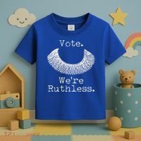 Vote We're Ruthless RBG Ruth Bader Ginsburg Toddler T-Shirt thumb 3