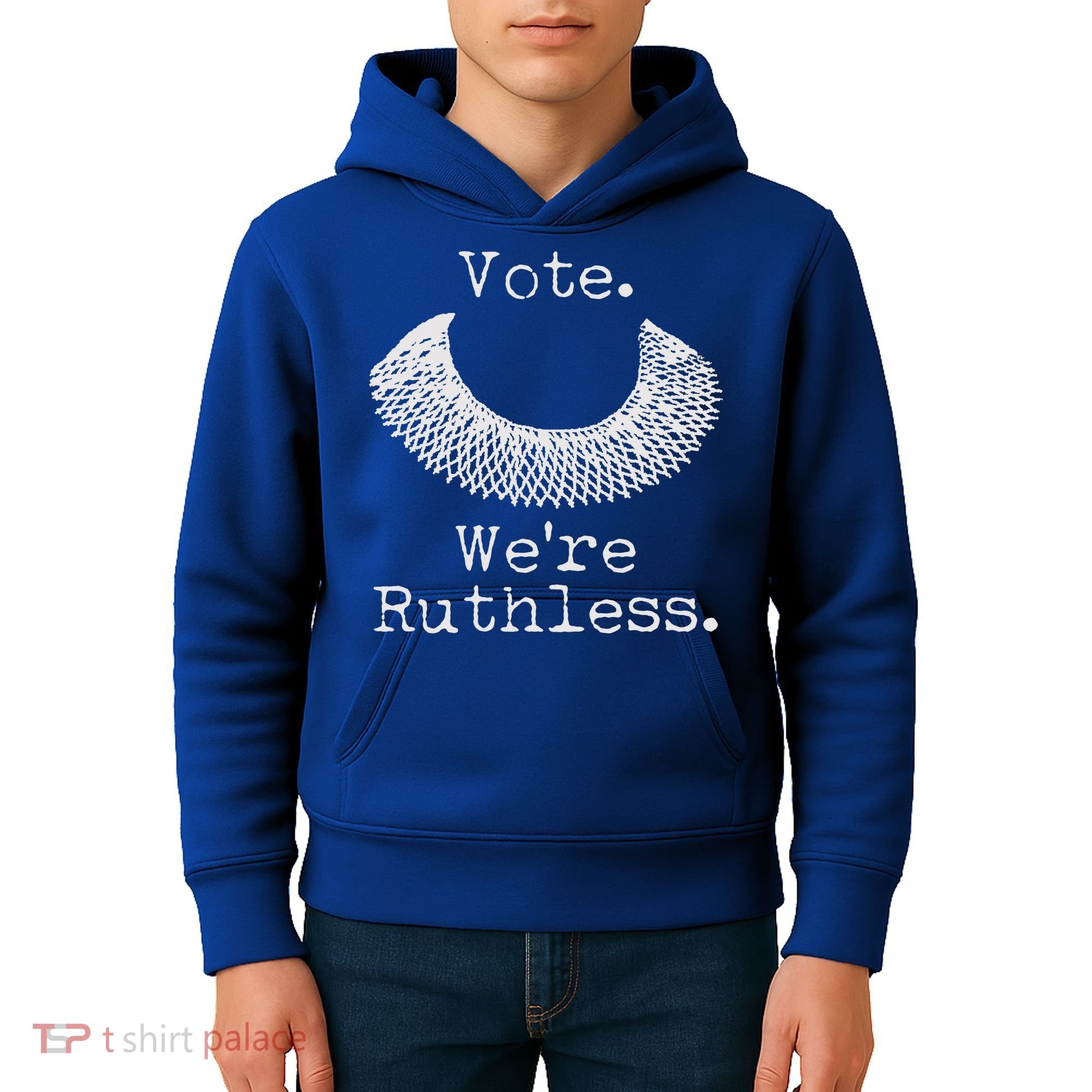 Vote We're Ruthless RBG Ruth Bader Ginsburg Kids Hoodie