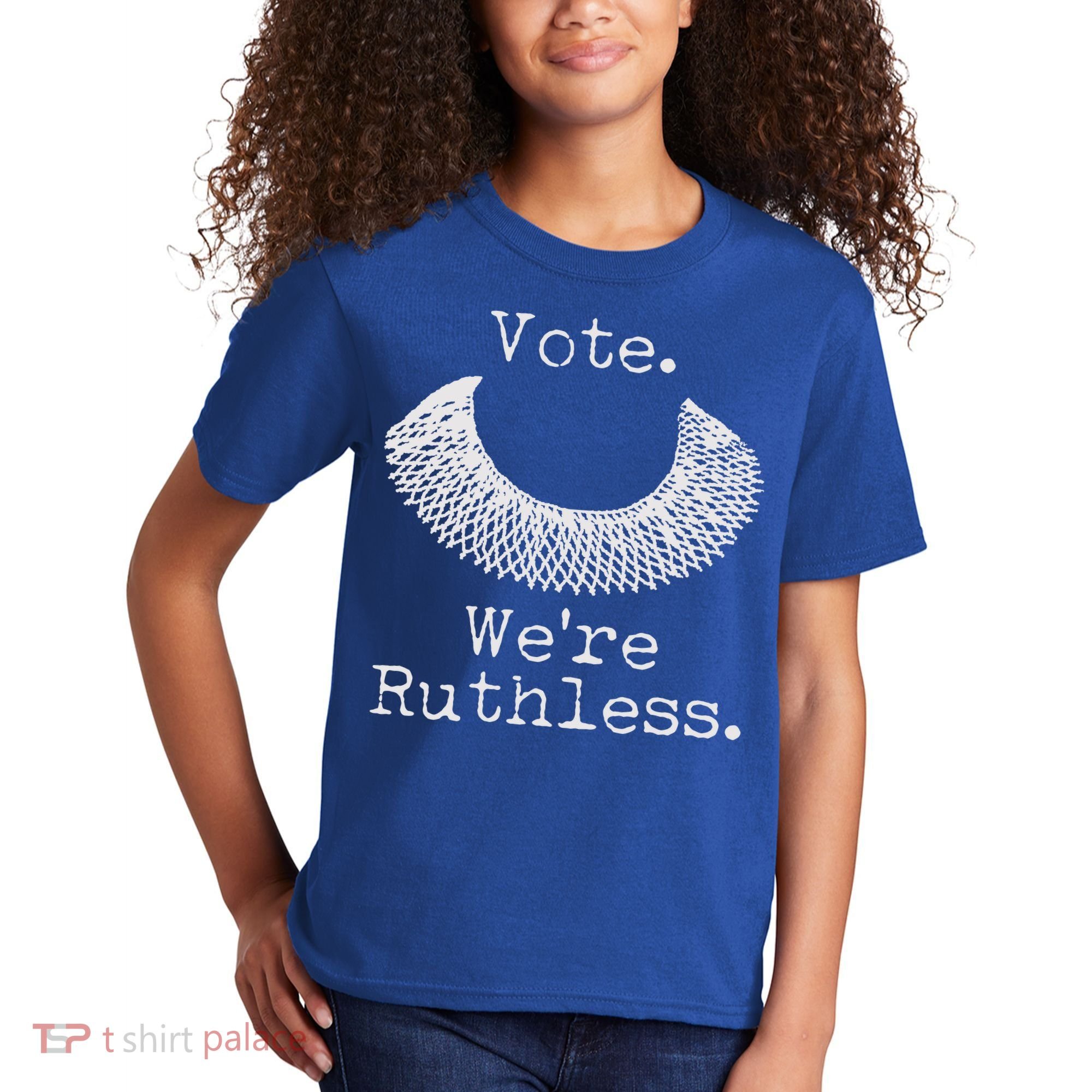 Vote We're Ruthless RBG Ruth Bader Ginsburg Kids T-Shirt