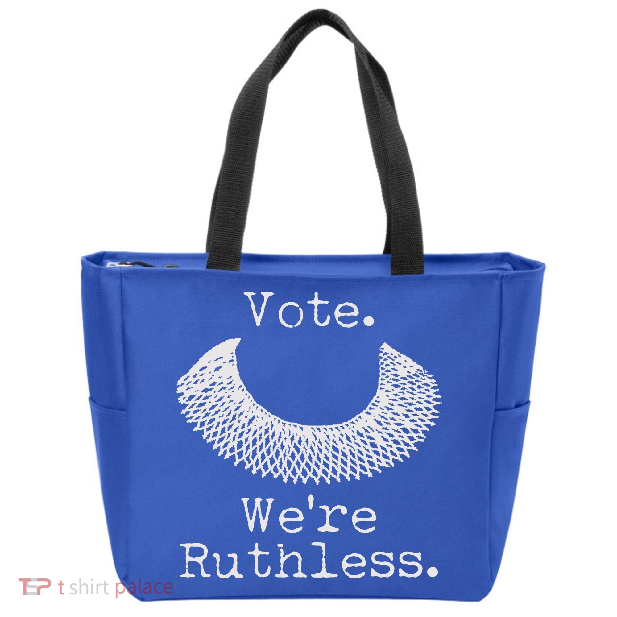 Vote We're Ruthless RBG Ruth Bader Ginsburg Tote Bag