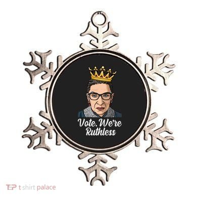 Vote We're Ruthless Ruth Bader Ginsburg Equal Rights Ornament