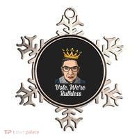 Vote We're Ruthless Ruth Bader Ginsburg Equal Rights Ornament thumb 0