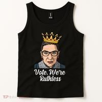 Vote We're Ruthless Ruth Bader Ginsburg Equal Rights Tank Top thumb 2
