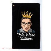 Vote We're Ruthless Ruth Bader Ginsburg Equal Rights Golf Towel thumb 0