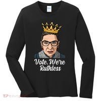 Vote We're Ruthless Ruth Bader Ginsburg Equal Rights Women's Long Sleeve Shirt thumb 0
